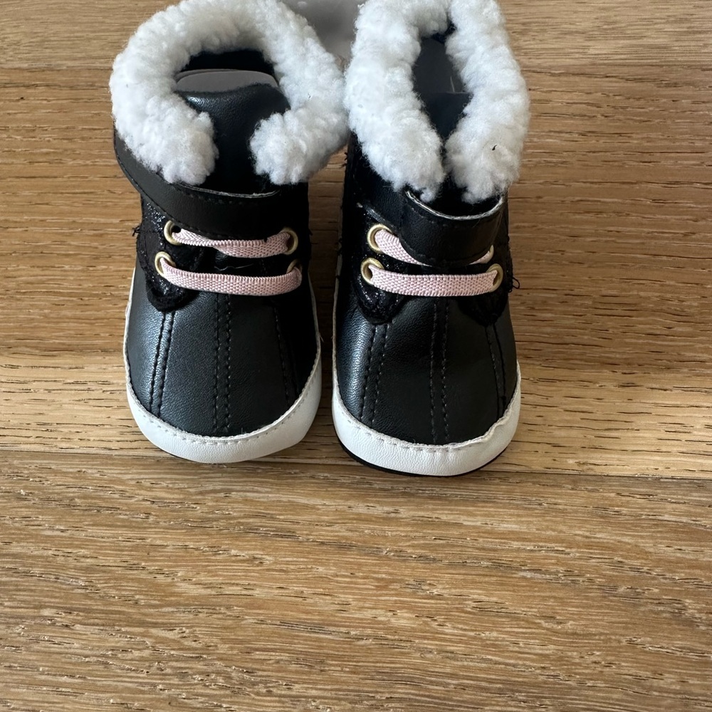 Rising Star Black and White Kids Boots